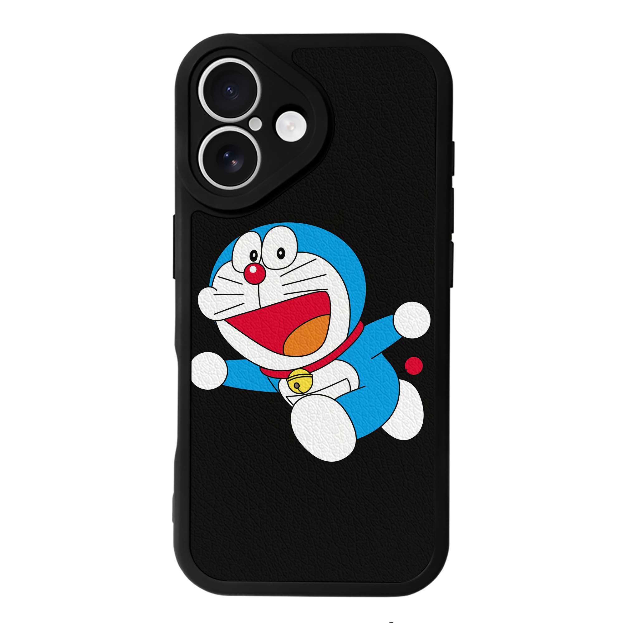 （画像用） ドラえもん Doraemon 【iPhone 16シリーズ対応】シリコンスマホケース（レザー調） 材質：シリコン
